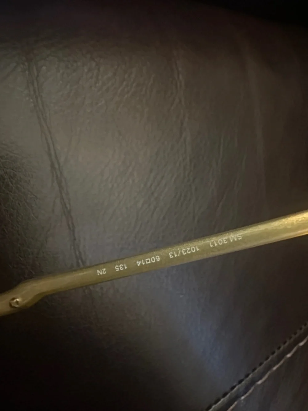 Stella McCartney Gold Aviator Sunglasses with Brown Gradient Lenses